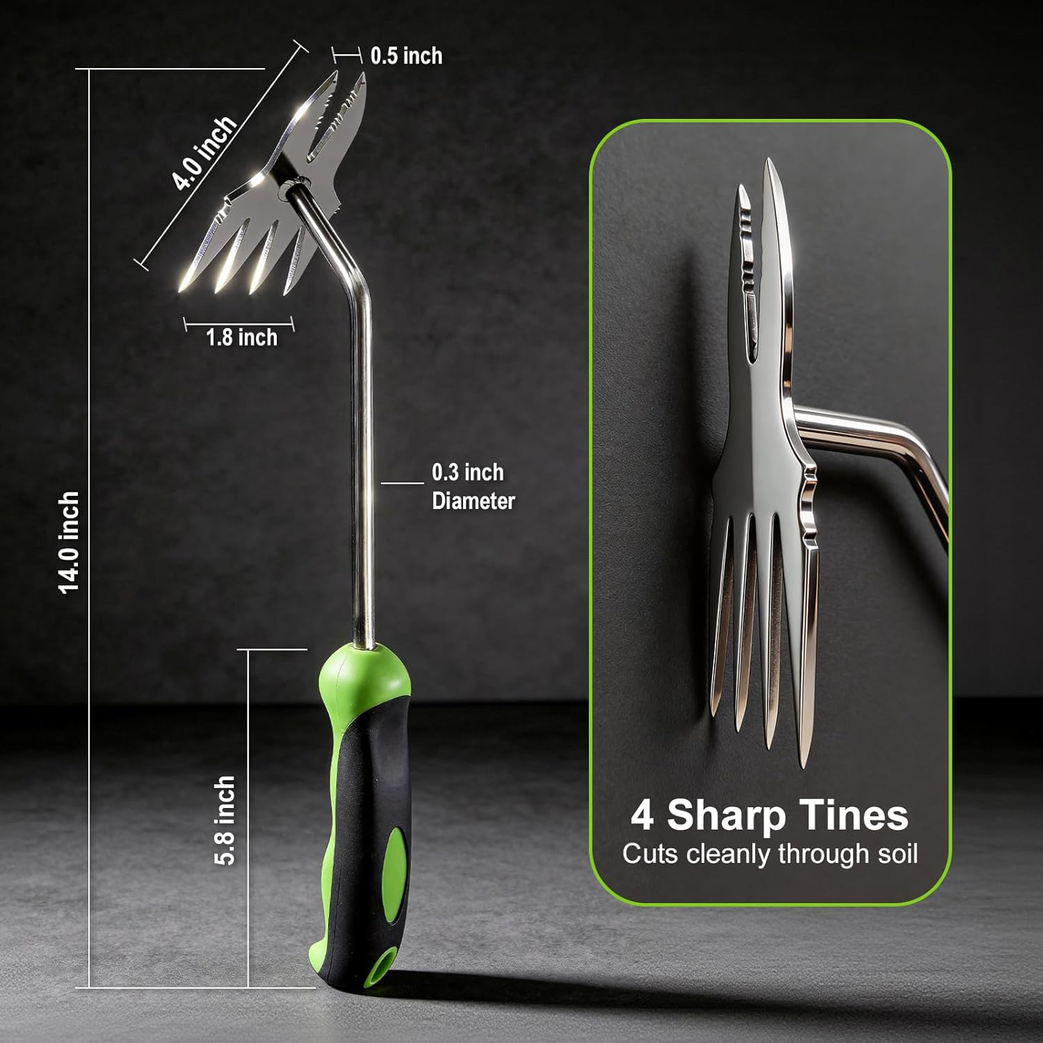 69ecdca87d318281cda15c4c297a9c07571cfed8543a49e5ab90c.jpg Hand Weeder Puller Tool, Heavy-Duty Stainless Steel Root Removal Tool with Ergonomic Non-Slip Handle, Manual Dandelion Remover for Garden Lawn Yard, Handheld Weeding Tool for Deep Roots, 1 Pack