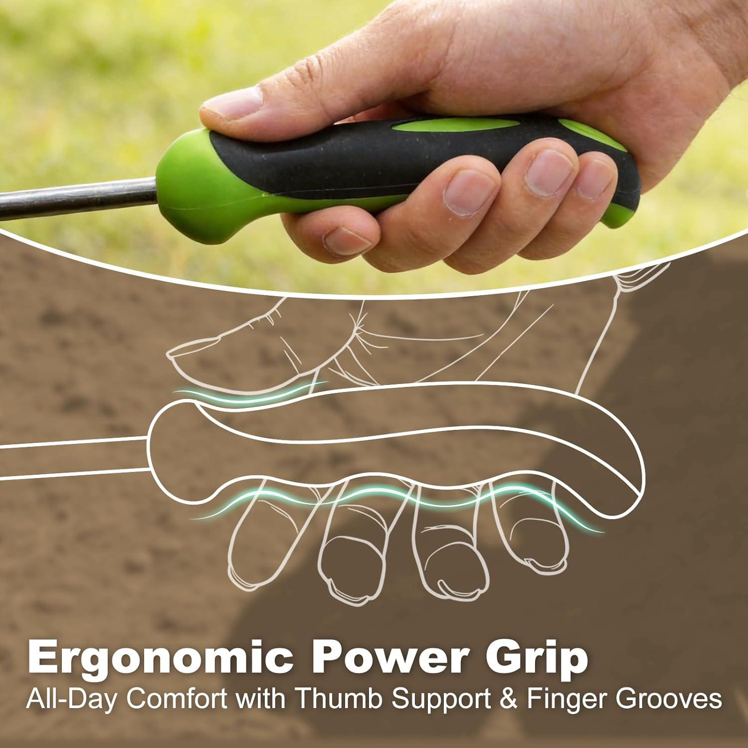 69ecdca8eb955a6f19300f178e095c47f241b8915cc2e0e464026.jpg Hand Weeder Puller Tool, Heavy-Duty Stainless Steel Root Removal Tool with Ergonomic Non-Slip Handle, Manual Dandelion Remover for Garden Lawn Yard, Handheld Weeding Tool for Deep Roots, 1 Pack