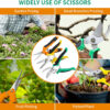 69ee280a0533f970bf965c469f0117ebd10fee59f1ee9f07ebc30.jpg Garden Pruning Shears 3 Pack Gardening Shears Garden Scissors Stainless Steel Plant Flower Scissors Clippers Pruning Shears tijeras de jardinería