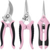 69ee280a8894889a640de5aeef75352dbde1e3e6323efa5003ed6.jpg Garden Pruning Shears 3 Pack Gardening Shears Garden Scissors Stainless Steel Plant Flower Scissors Clippers Pruning Shears tijeras de jardinería