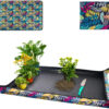 69ee291983e5e4c8b066fea466fcd6b96ec8c4ab4433d0fd71bfb.jpg Repotting Mat for Indoor Plant Transplanting Control Mess, 26.8"X26.8" Waterproof Succulent Potting Mat Square Planting Tray Soil Change Mat Gardening Gifts for Plant Lovers