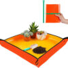 69ee2919e85686d8a693fb3e3daff54e24af9b640bf0deeb1929c.jpg Repotting Mat for Indoor Plant Transplanting Control Mess, 26.8"X26.8" Waterproof Succulent Potting Mat Square Planting Tray Soil Change Mat Gardening Gifts for Plant Lovers