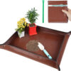69ee291a245241b78a00dcdf4c2db9d4f5959efa7da7d0ec03a82.jpg Repotting Mat for Indoor Plant Transplanting Control Mess, 26.8"X26.8" Waterproof Succulent Potting Mat Square Planting Tray Soil Change Mat Gardening Gifts for Plant Lovers