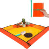 69ee291a73b349e3fd0ed011cb38371fba88d4cdd40f96a30d7b1.jpg Repotting Mat for Indoor Plant Transplanting Control Mess, 26.8"X26.8" Waterproof Succulent Potting Mat Square Planting Tray Soil Change Mat Gardening Gifts for Plant Lovers