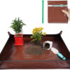 69ee291aa0619be6caedc70d0e6a0b577e4995516745846aeb84d.jpg Repotting Mat for Indoor Plant Transplanting Control Mess, 26.8"X26.8" Waterproof Succulent Potting Mat Square Planting Tray Soil Change Mat Gardening Gifts for Plant Lovers